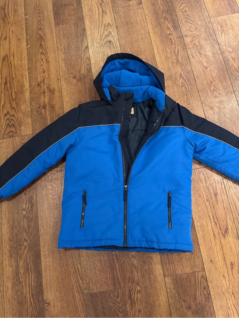 Roebuck & co Blue and Black Kids Hooded Winter Jacket